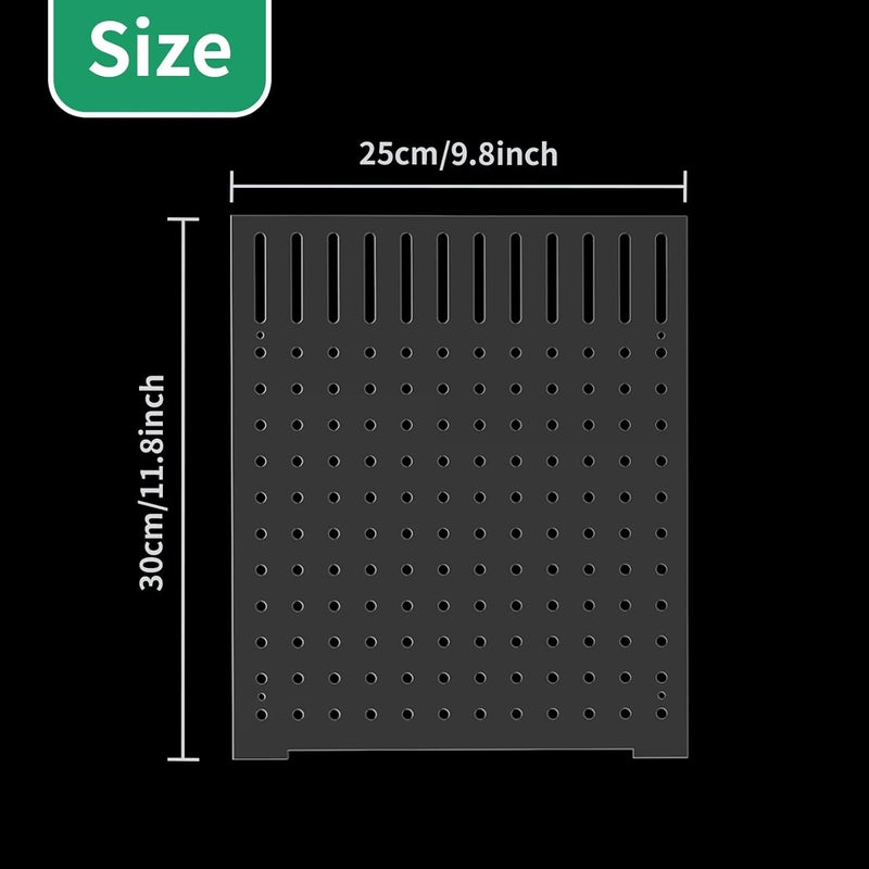 HingoFuni Fish Tank Divider Aquarium Acrylic Isolation Grid Board Divider with Suction Cups Accessories Transparent Plate Baffle Blocking Fish Partition Net Freshwater Ornament 25x30cm/9.84x11.81in - Image 5